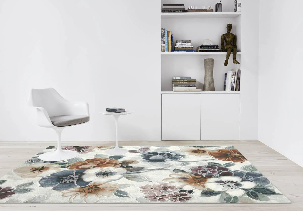 Mastercraft Floral Design Argentum Rug