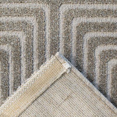 Modern Luxurious textured Grey Trentino Rug