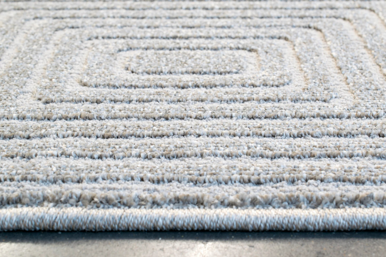 Modern Luxurious textured Grey Trentino Rug