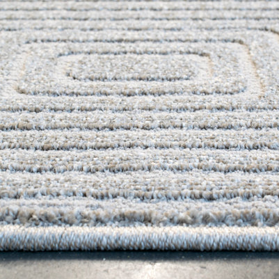 Modern Luxurious textured Grey Trentino Rug