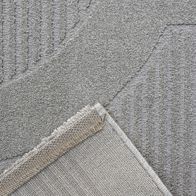 Abstract Geometric Pattern Luxurious Textured Trentino Rug