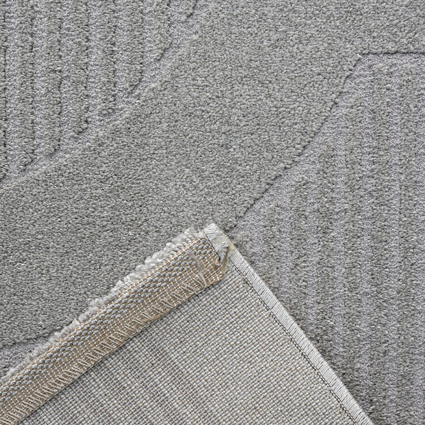 Abstract Geometric Pattern Luxurious Textured Trentino Rug