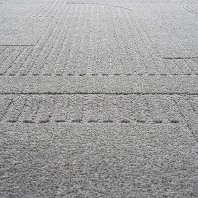 Abstract Geometric Pattern Luxurious Textured Trentino Rug