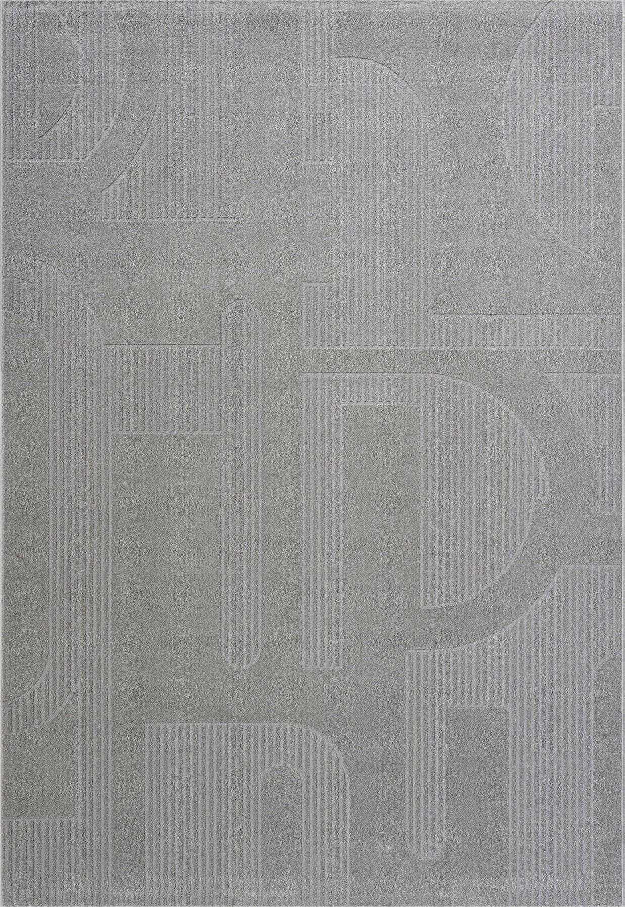 Abstract Geometric Pattern Luxurious Textured Trentino Rug