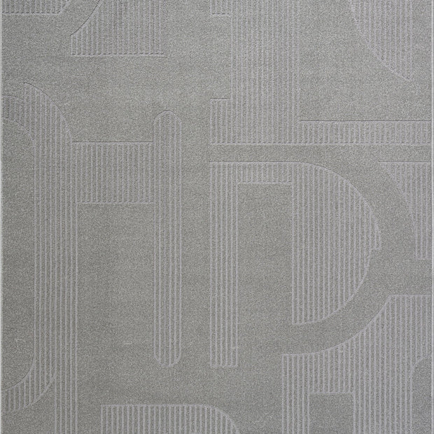 Abstract Geometric Pattern Luxurious Textured Trentino Rug