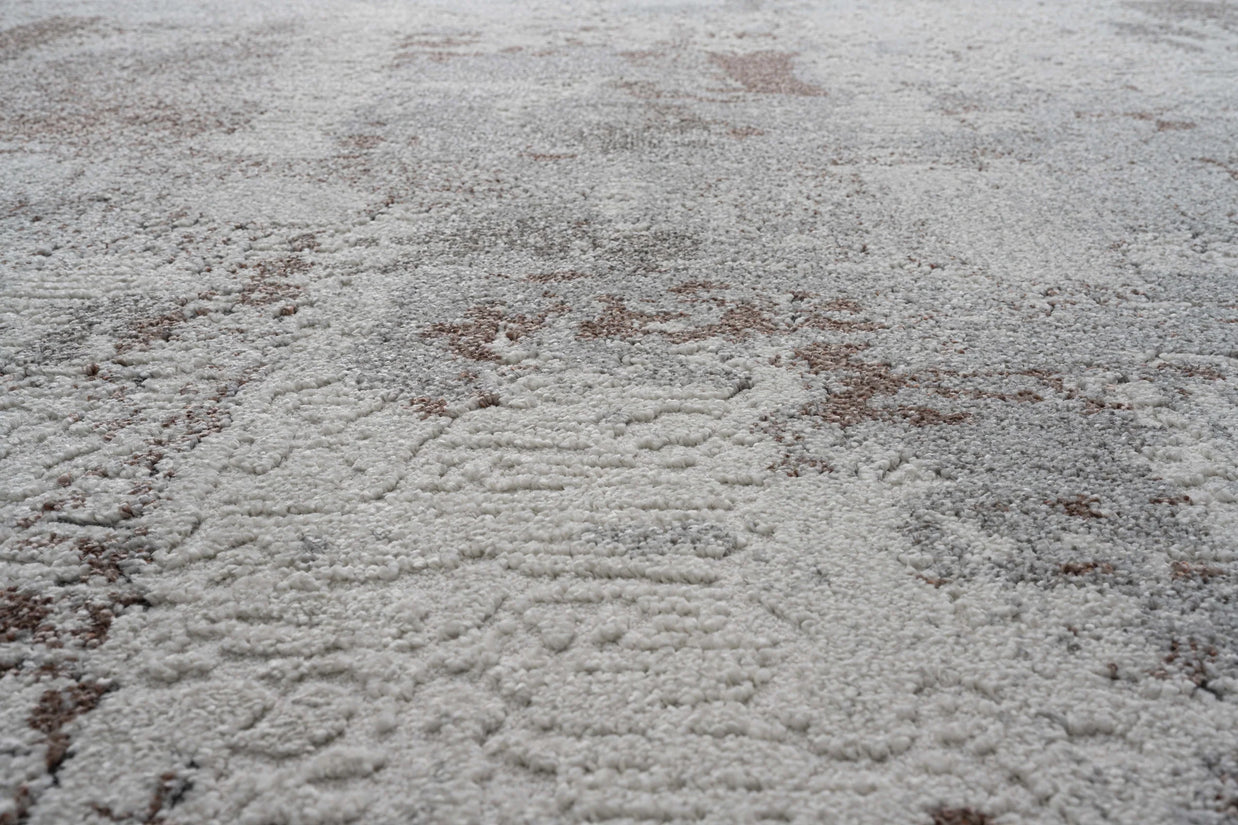 Modern Abstract Design Valentino Round Rug (46024-6111) Size: 160 x 160cm