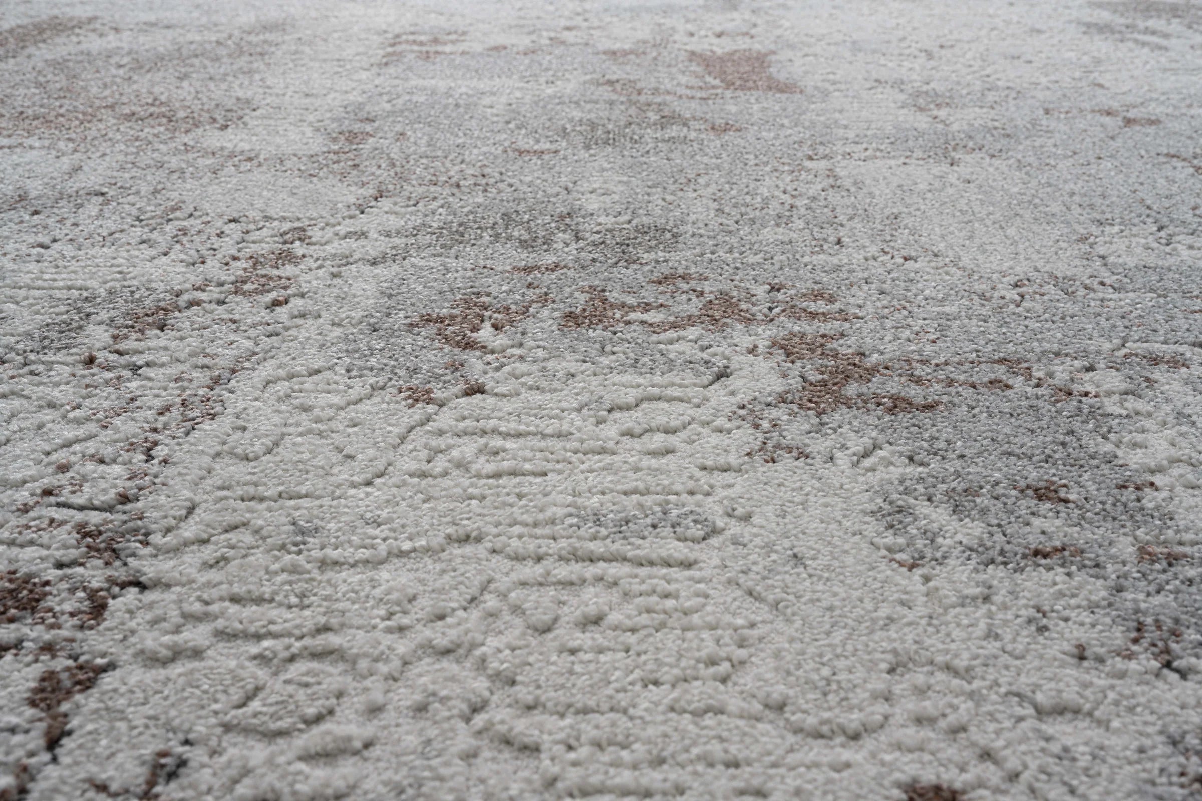 Modern Abstract Design Valentino Round Rug (46024-6111) Size: 160 x 160cm