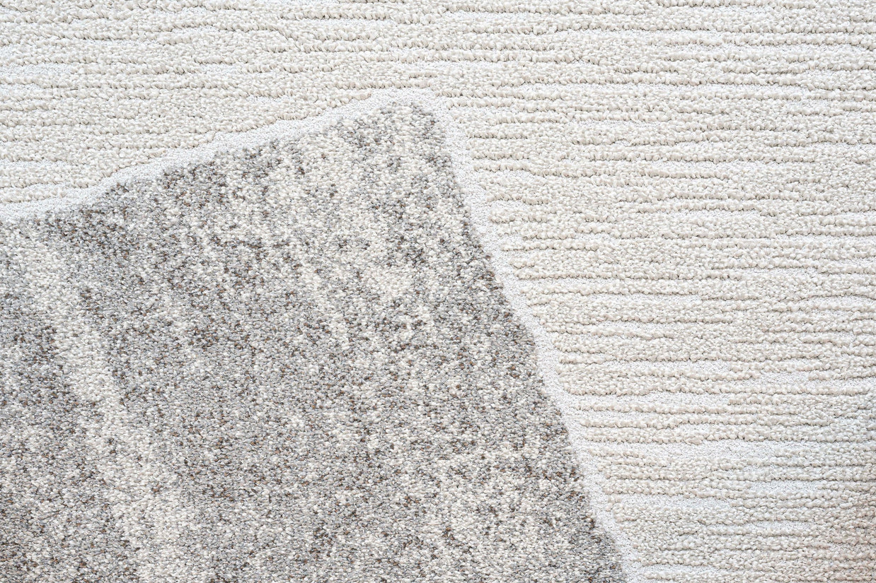 Organic Shapes Abstract Design Rounded Square Valentino Rug (46038-6191) Size: 200 x 200cm
