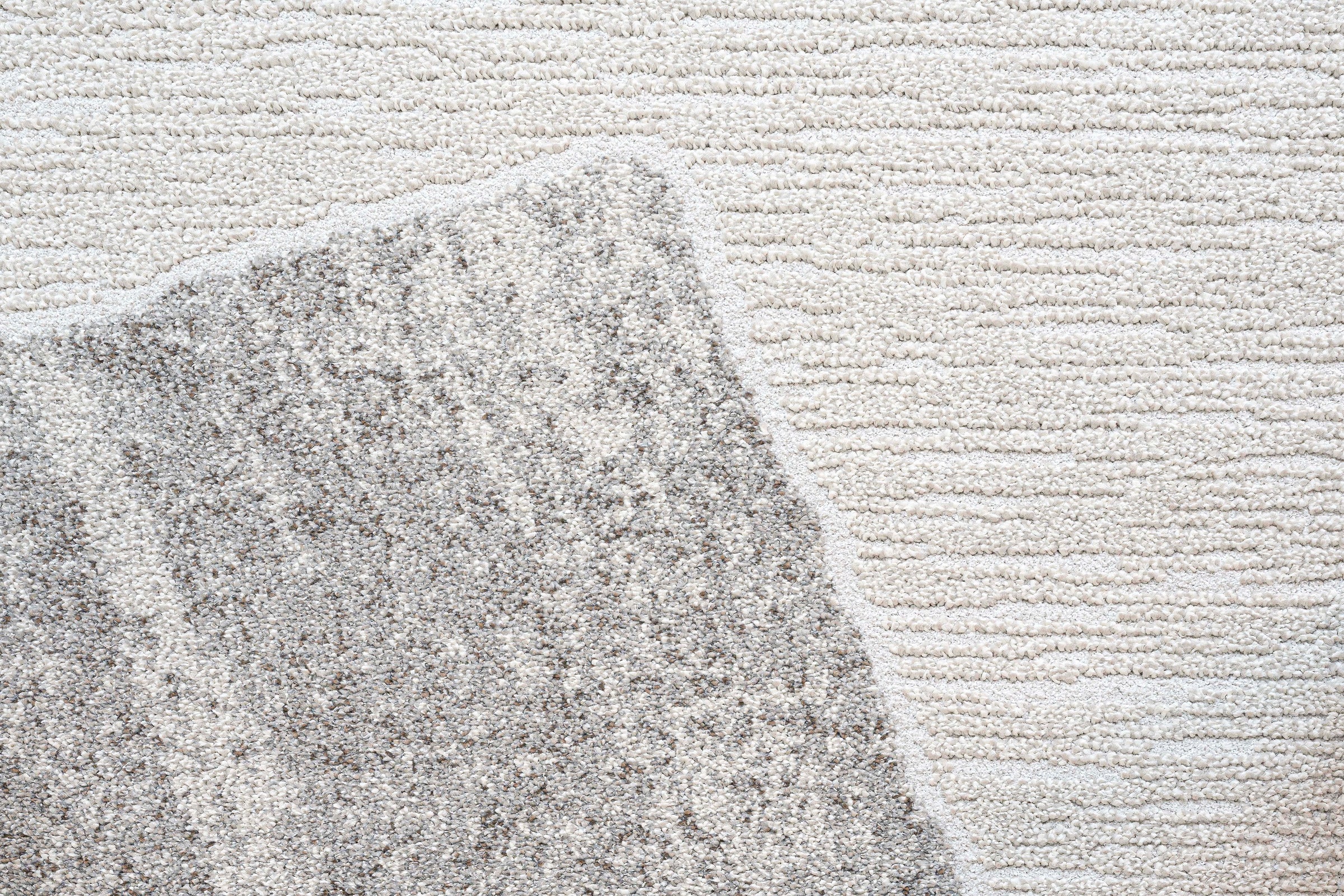 Organic Shapes Abstract Design Rounded Square Valentino Rug (46038-6191) Size: 200 x 200cm