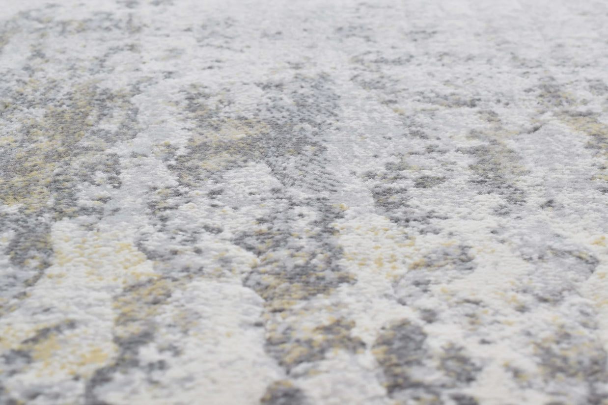 Abstract Design Argentum Rug
