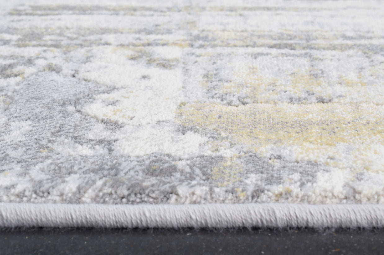 Abstract Design Argentum Rug