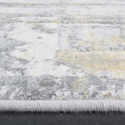 Abstract Design Argentum Rug