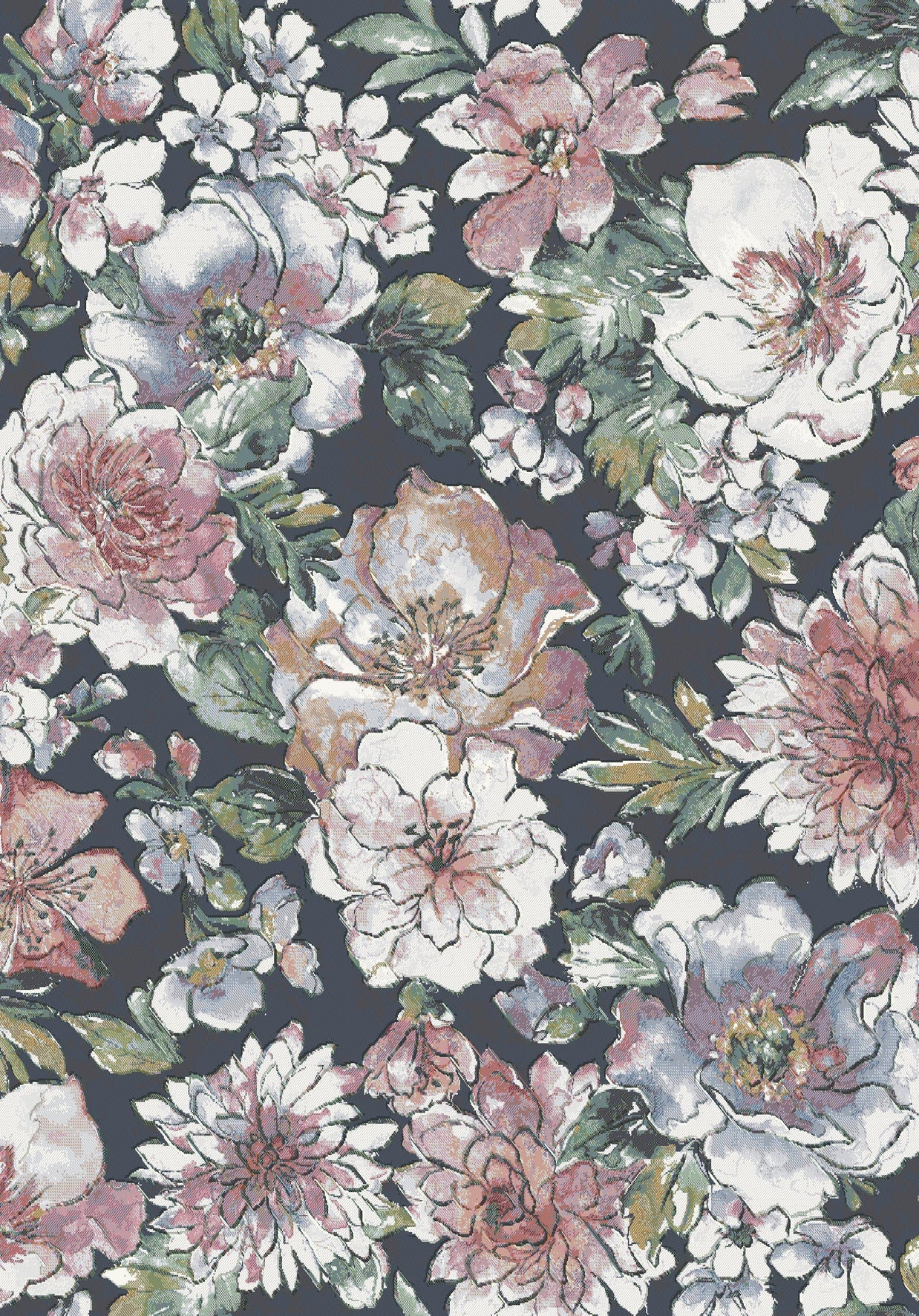 Mastercraft Floral Design Argentum Rug
