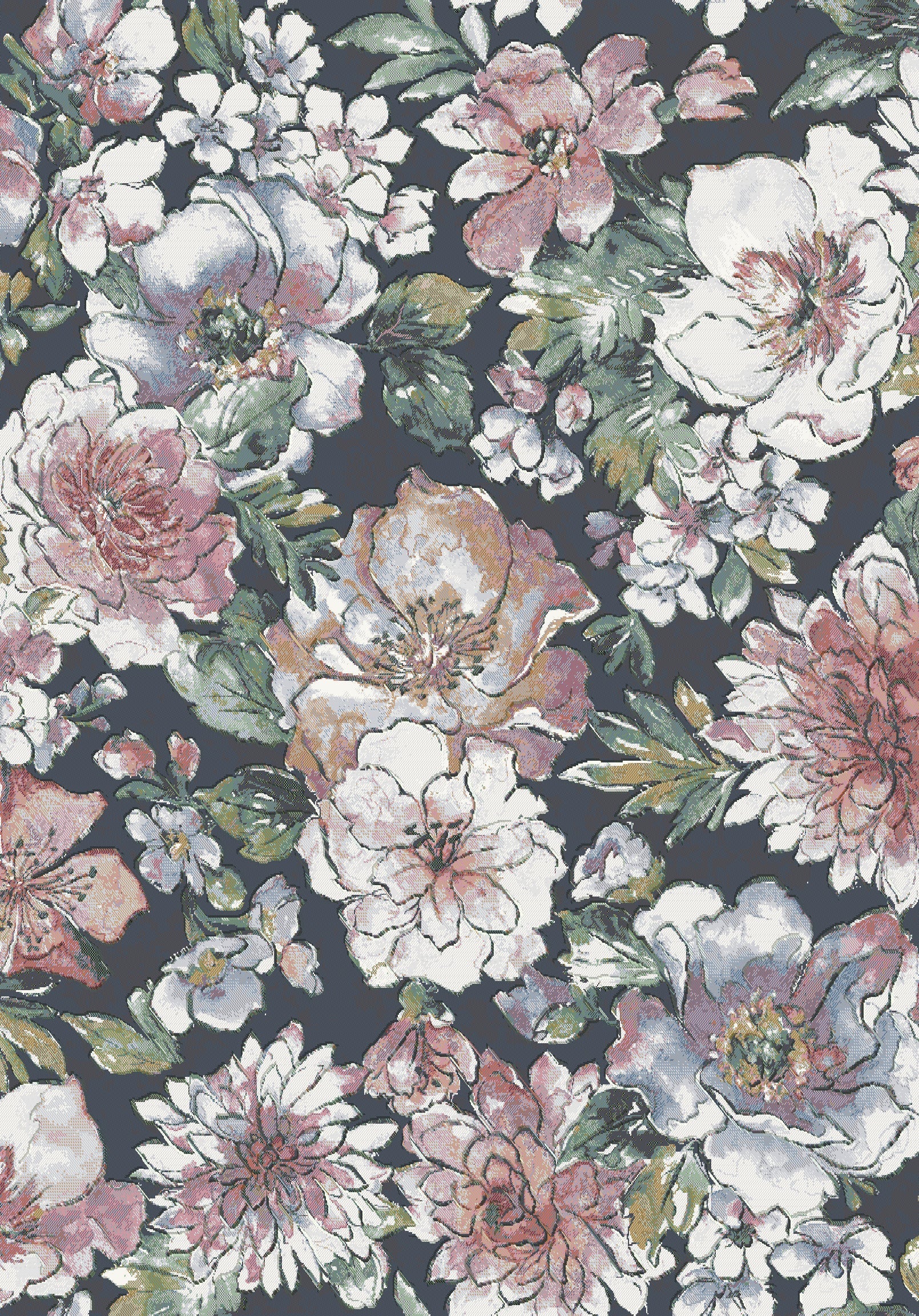 Mastercraft Floral Design Argentum Rug
