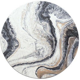Contemporary Design Argentum Round Rug