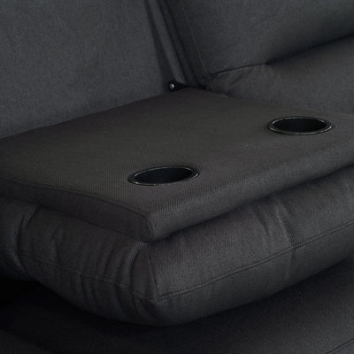 Mona Three Electric Seater Sofa Chaise + Storage