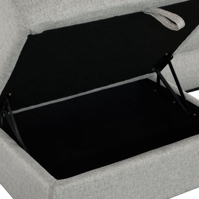 Mona Three Electric Seater Sofa Chaise + Storage