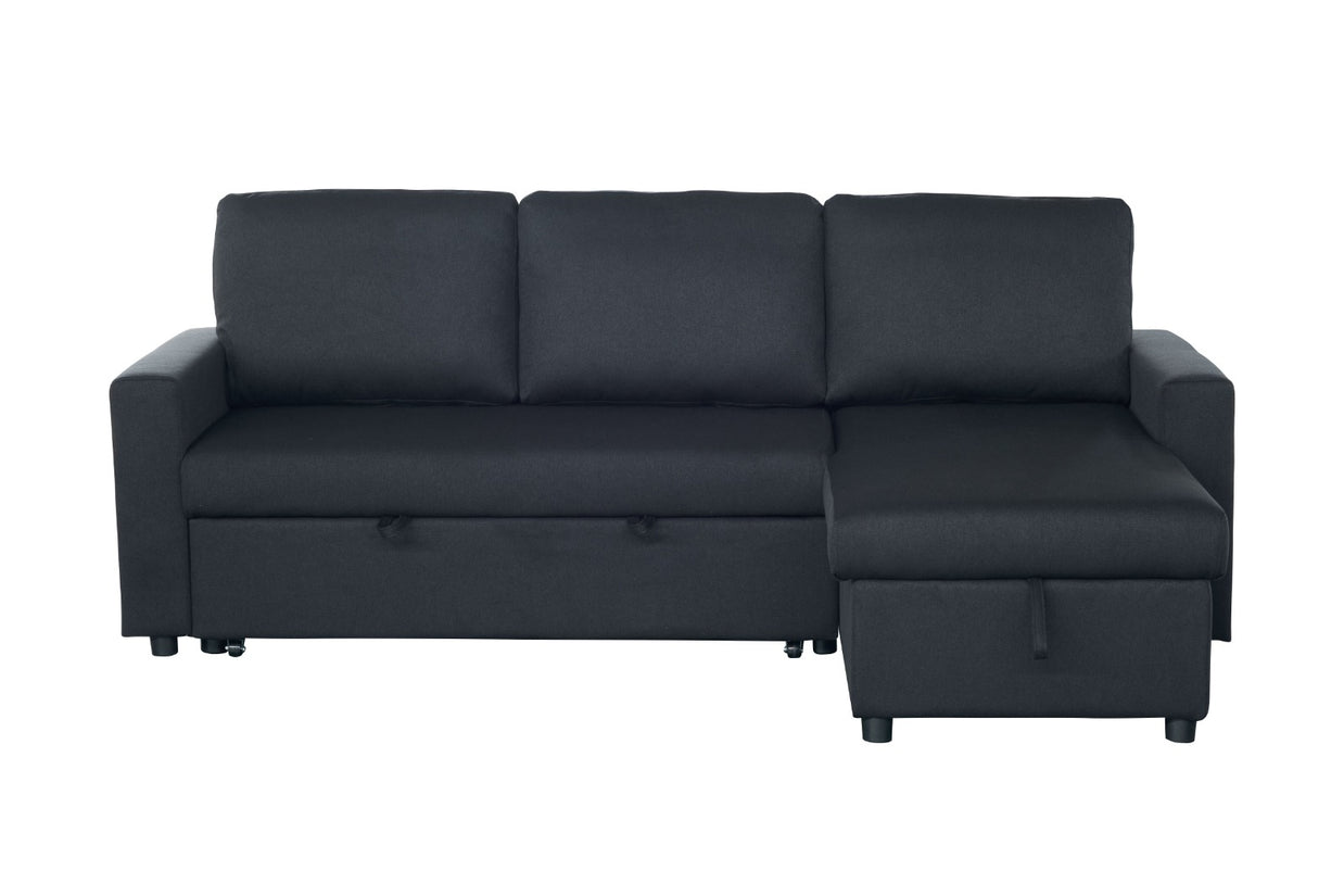Rosa Sofa Bed with Chaise & Storage + USB