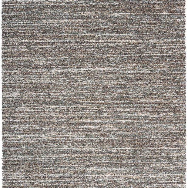 Modern Earth Tone Textured Mehari Rug