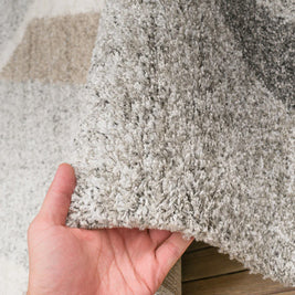 Geometric Design Mehari Shaggy Rug