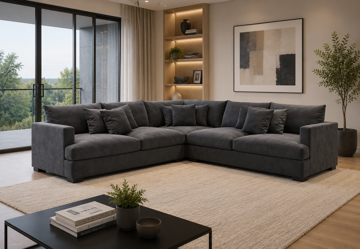 Crescent Corner Sofa