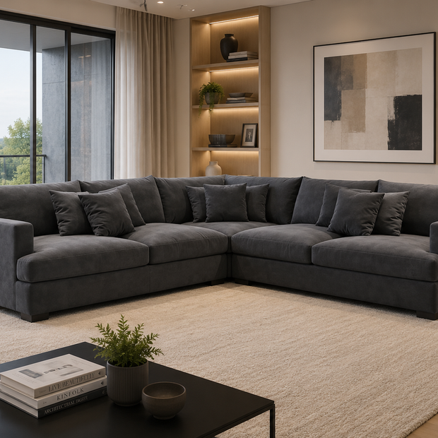 Crescent Corner Sofa