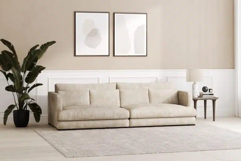 Bridgerton 3 Seat Sofa - Ivory.