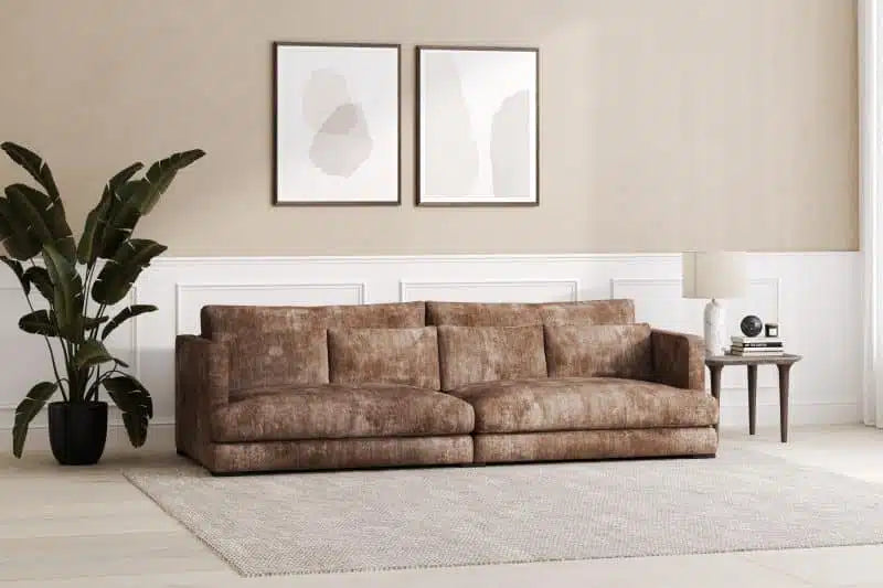 Bridgerton 3 Seat Sofa - Cocoa