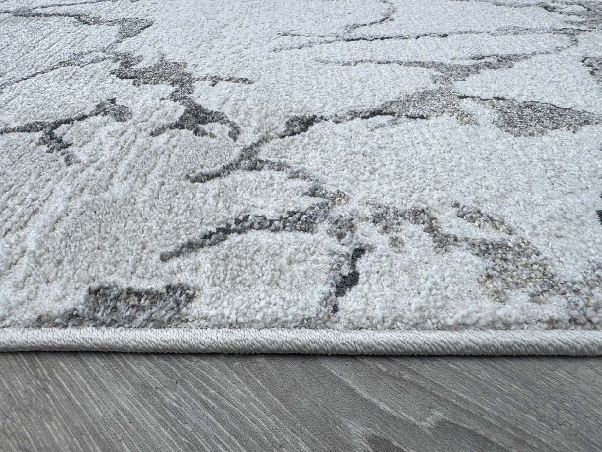 Abstract Design Ivory & Gold Valentino Runner (46001-6191) 67cm Wide x Cut to Order