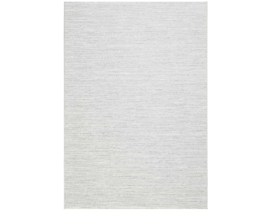 Abrash Design Off White and Light Grey Colour Rug