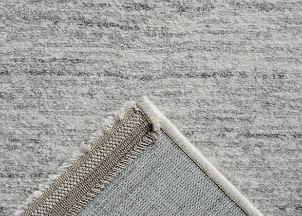 Abrash Design Off White and Light Grey Colour Rug