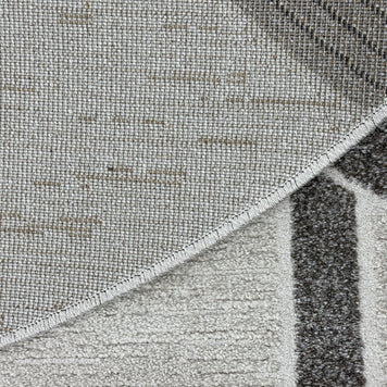 Abstract Geometric Pattern Valentino Oval Rug (46002-6171) Size: 160 x 230cm