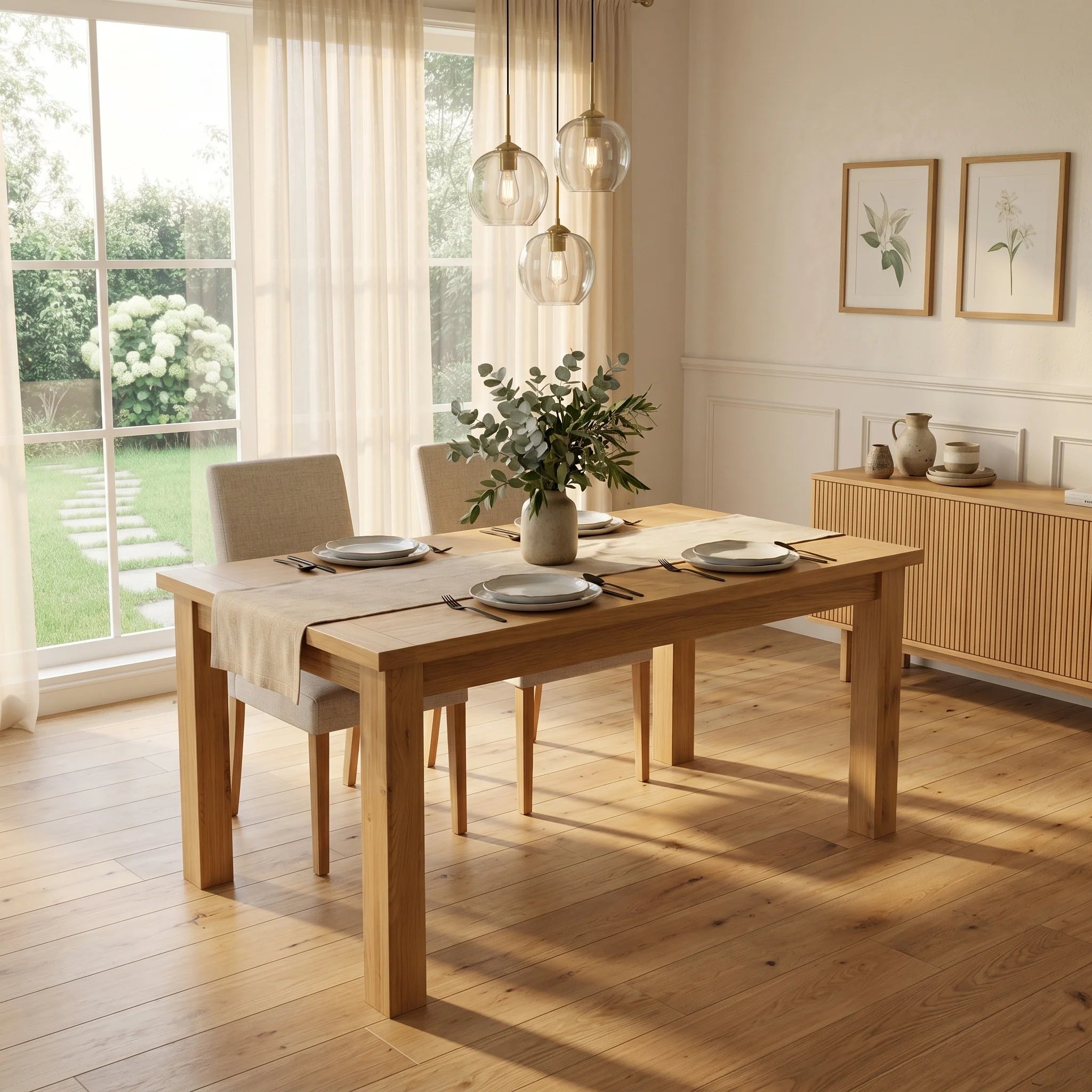 Richmond Oak Dining Table 1.8m