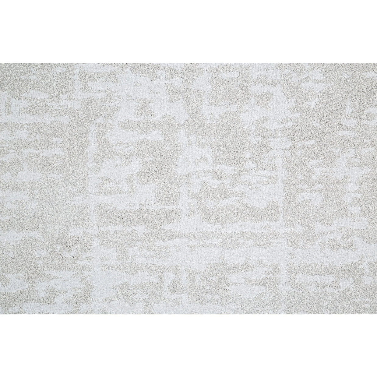 Modern Luxurious Textured Trentino Ivory Round Rug