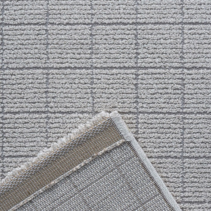 Rugs Direct Luxurious Textured Grid Pattern Trentino Rug