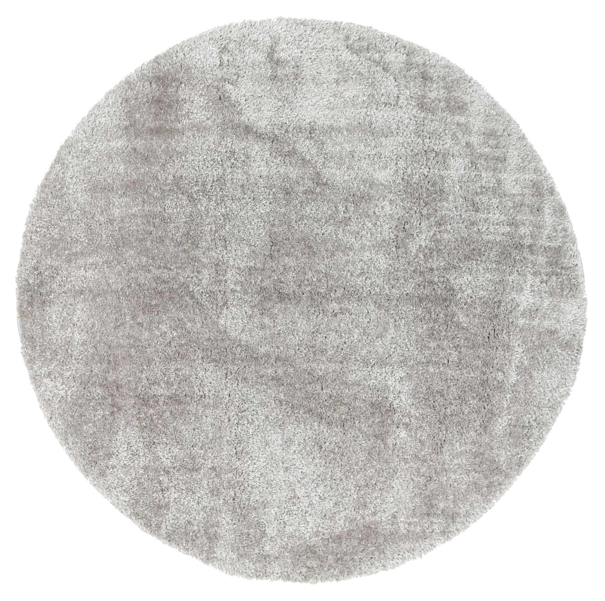 Dream Shaggy Grey Colour Turkish Round Rug