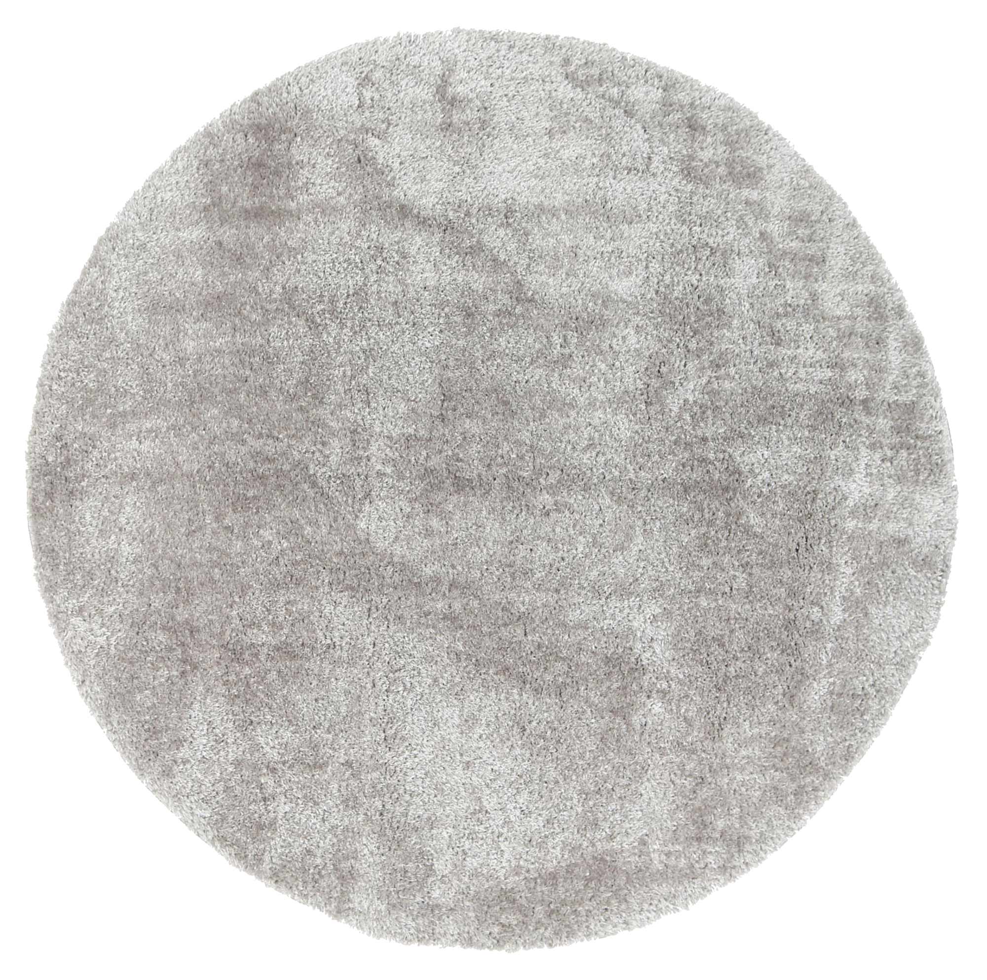 Dream Shaggy Grey Colour Turkish Round Rug
