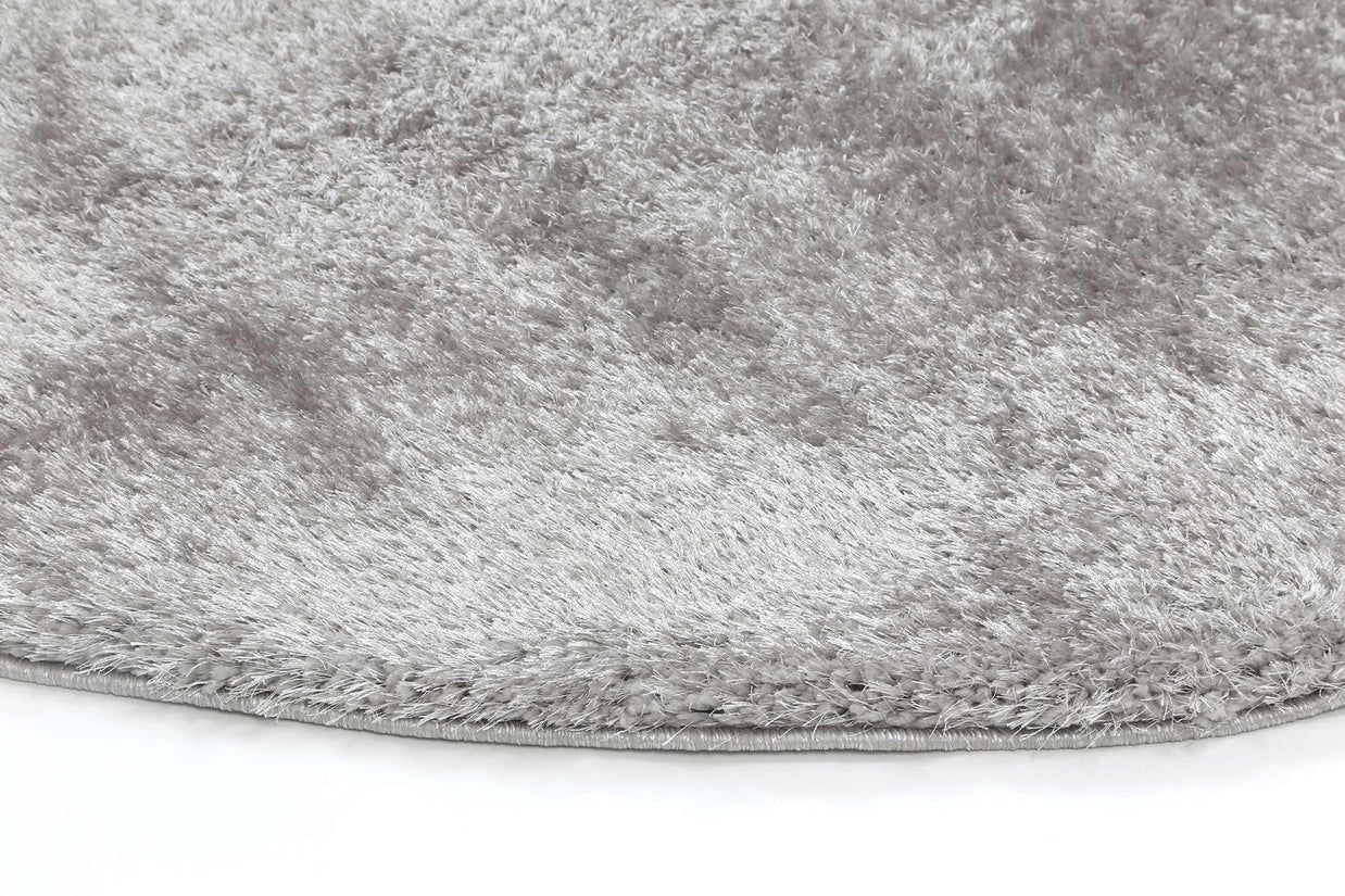 Dream Shaggy Grey Colour Turkish Round Rug
