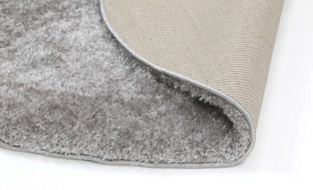 Dream Shaggy Grey Colour Turkish Round Rug