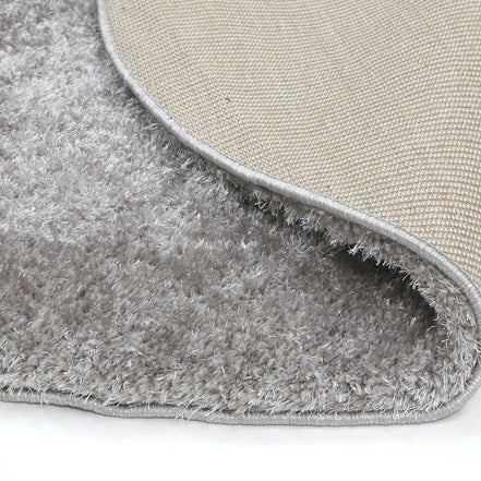 Dream Shaggy Grey Colour Turkish Round Rug