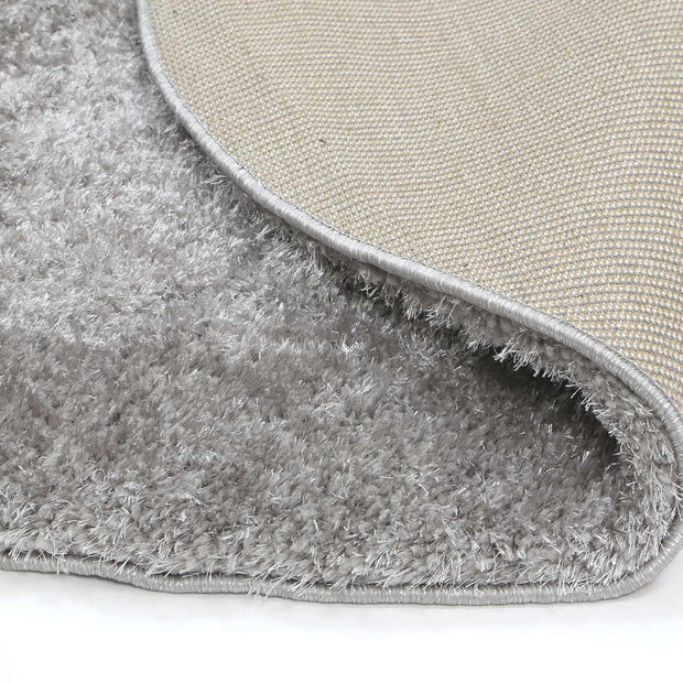 Dream Shaggy Grey Colour Turkish Round Rug
