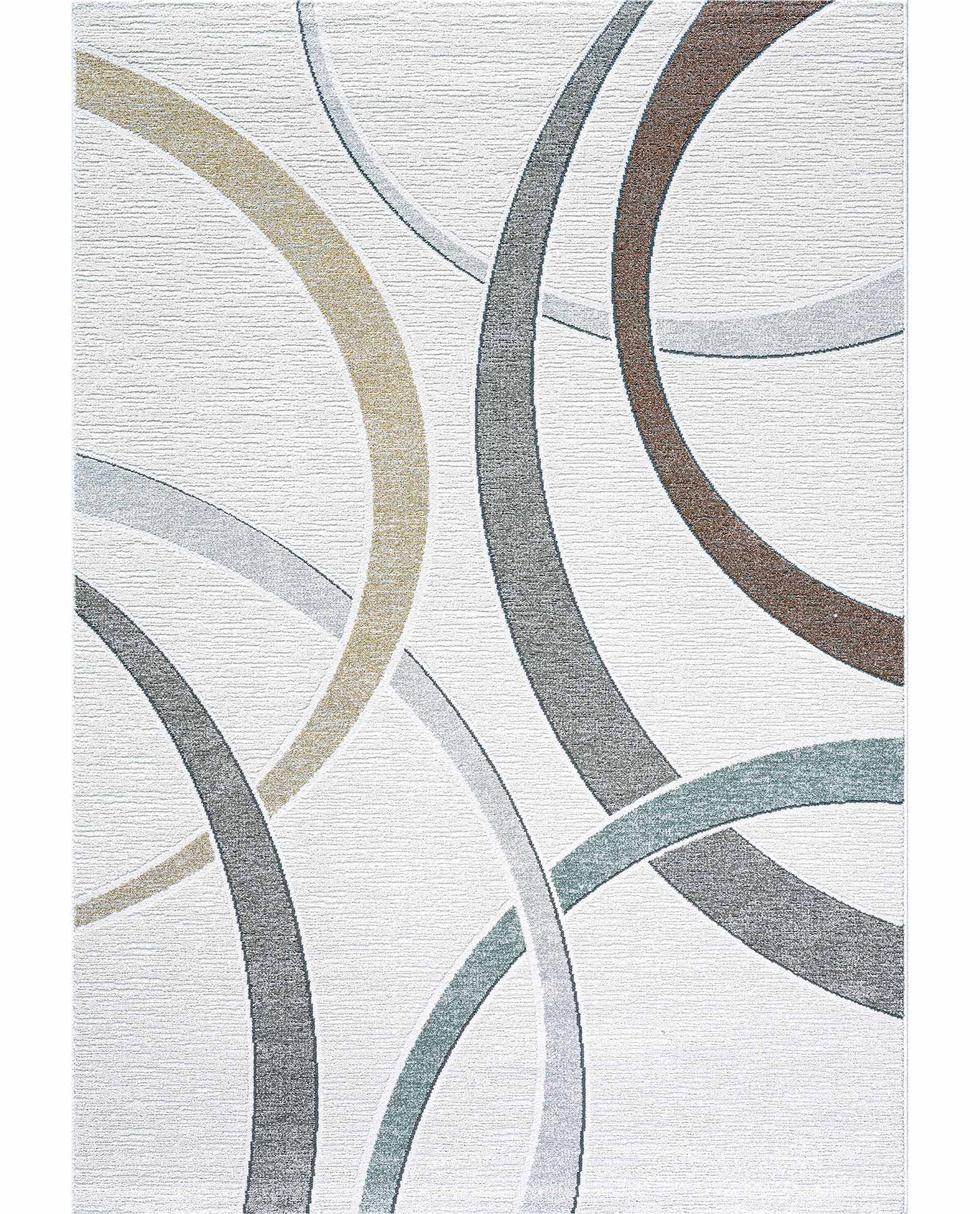 Contemporary Circle Pattern Valentino Rug