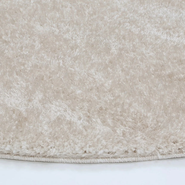 Dream Shaggy Beige Colour Turkish Round Rug