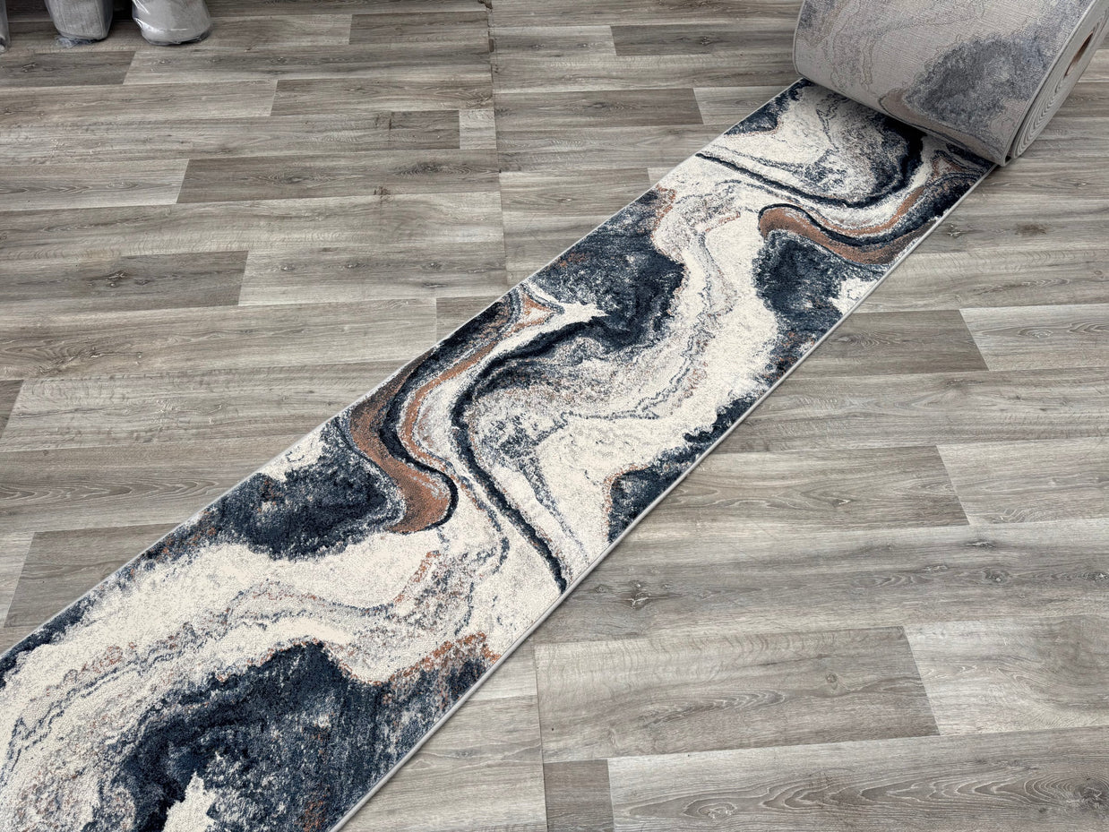 Argentum Hallway Runner Size: 67cm wide x Cut to order
