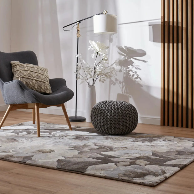 Mastercraft Floral Design Argentum Rug