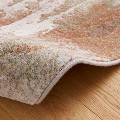 Distressed Canvas Argentum Rug