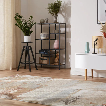 Funky Abstract Design Argentum Rug
