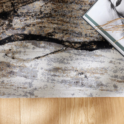 Funky Abstract Design Argentum Rug