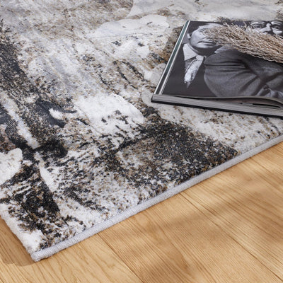 Funky Abstract Design Argentum Rug