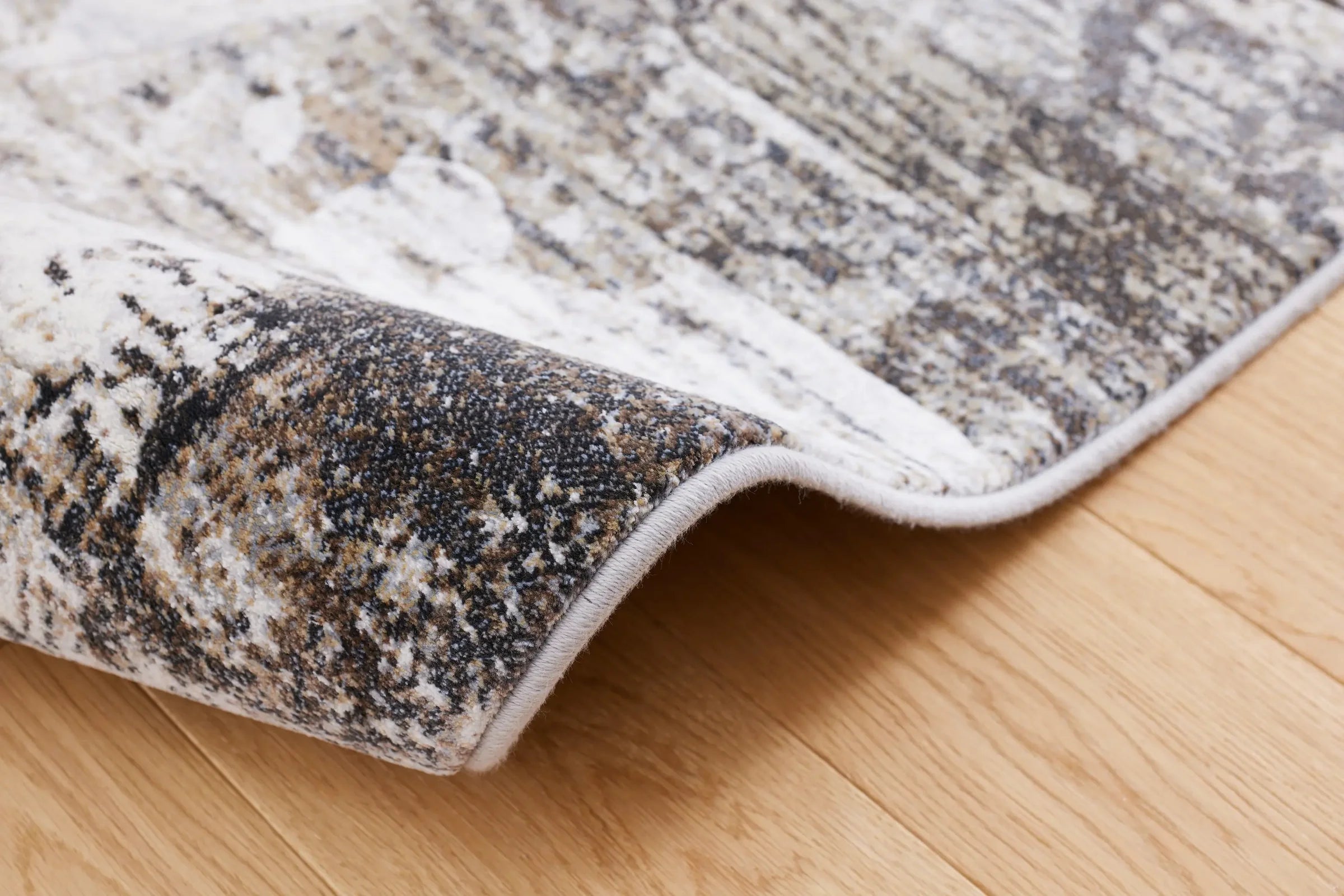 Funky Abstract Design Argentum Rug